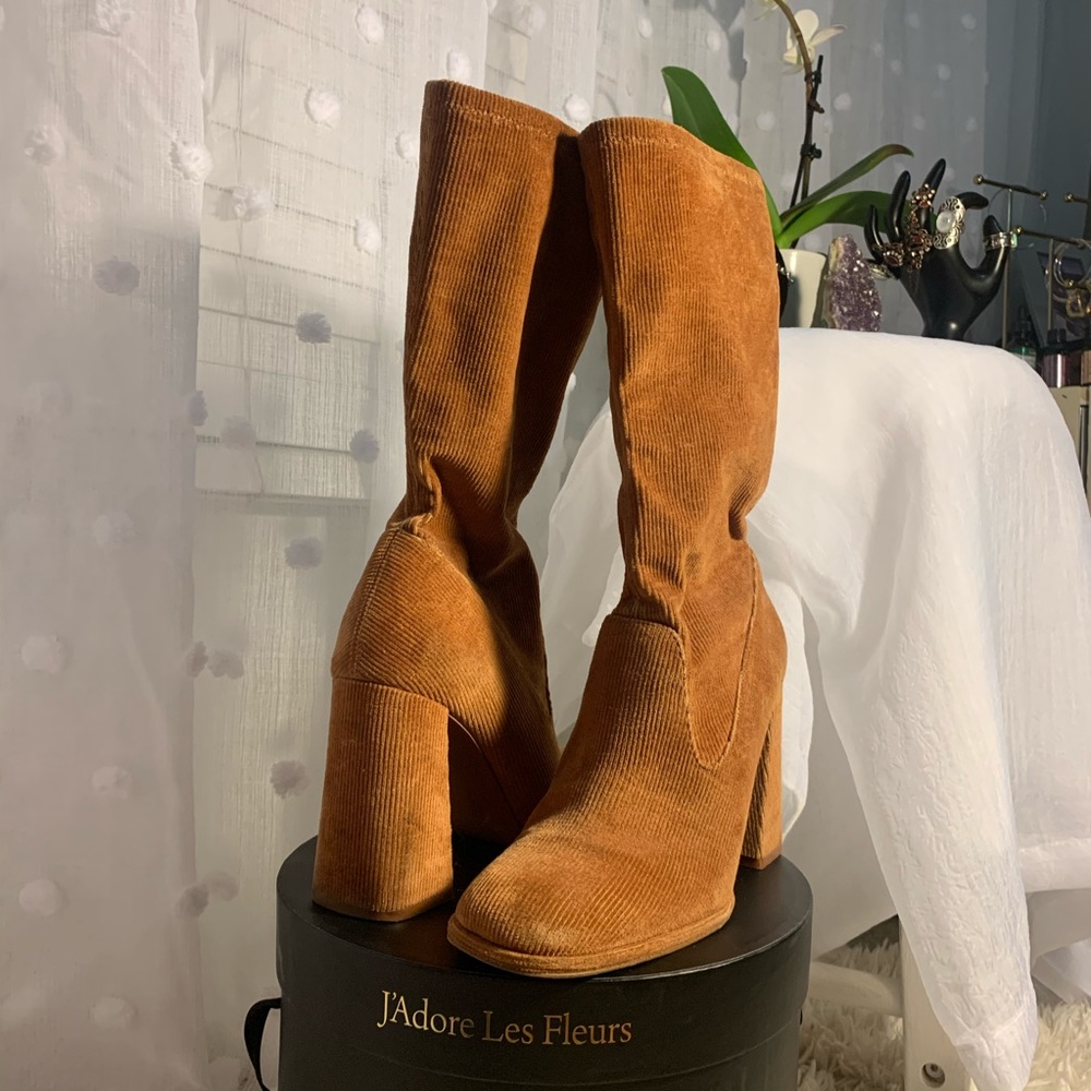 Corduroy Ankle Boots